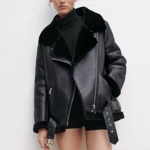 Zara Luxe Black Jacket